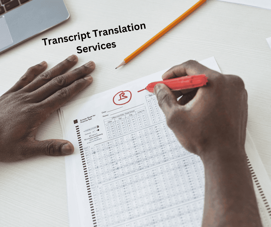 Transcript Translation services