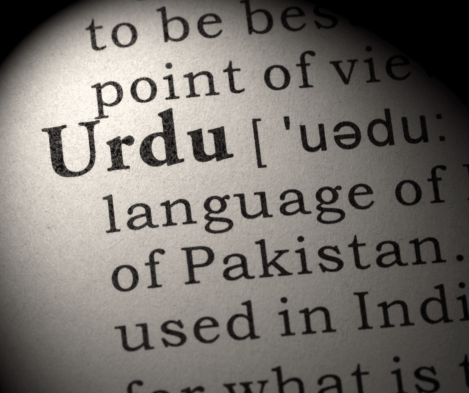 urdu translation services
