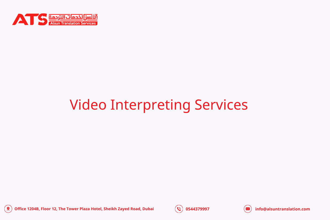 video interpreting services