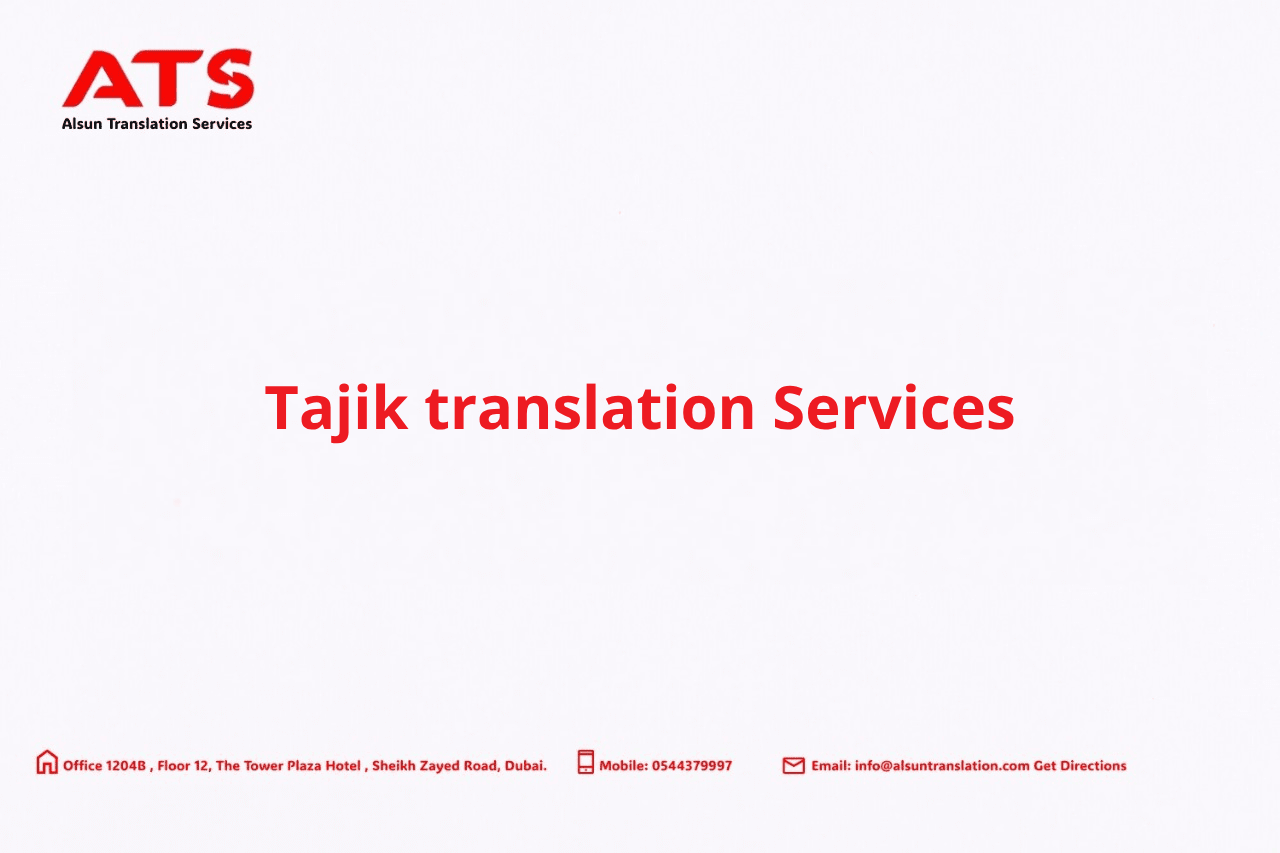 Tajik Translation Services