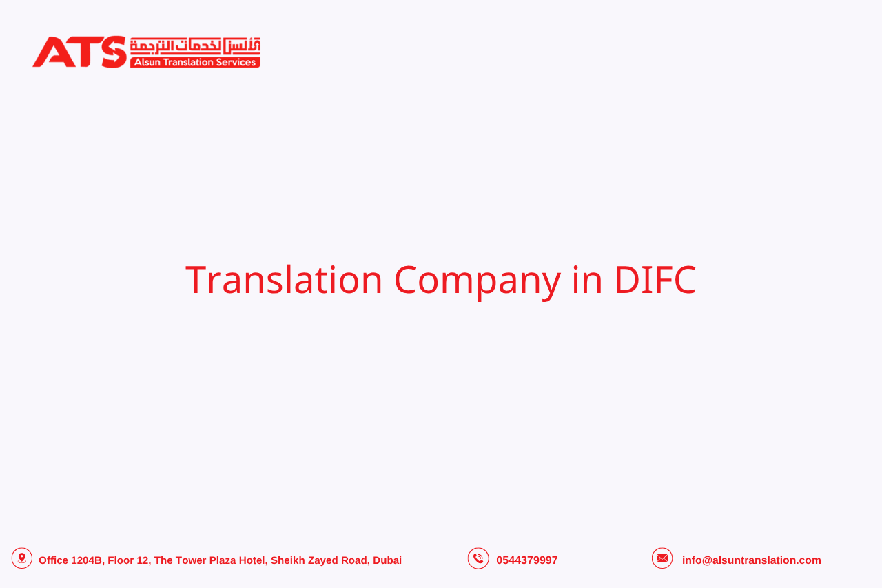 Translation Company in DIFC